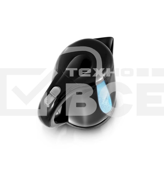 Чайник Centek CT-0040 Black 1.8л, 2200Вт, открывание кнопкой, внутренняя подсветка     