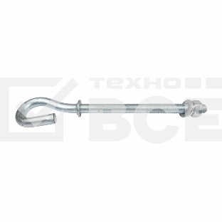 Крюк сквозной B 16/240-TE диаметр 16 мм, 12 kH