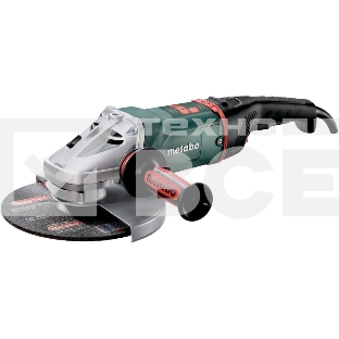 Шлифовальные машины Metabo WE 24-230 MVT 606469000 шлифмашина угловая { 2400вт, 230мм, защита,авибр,пов.рукоятка, 6600 об/мин, кейс, вес 5.8 кг }