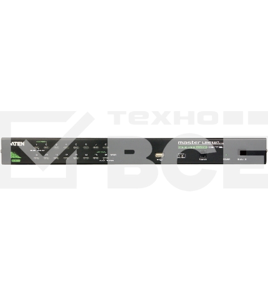 Переключатель KVM ATEN CS1716A-AT-G 16-port, USB, rackmountable, в компл. кабели 2*1.8м