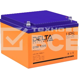 Батарея Delta DTM 1226 (12V, 26Ah)