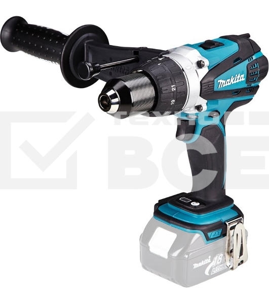 Дрель-шуруповерт аккумуляторная Makita DHP458Z Аккумуляторная, Ударная, Кейс