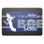 Накопитель SSD Netac SA500, 128Gb, SATA III, 2.5