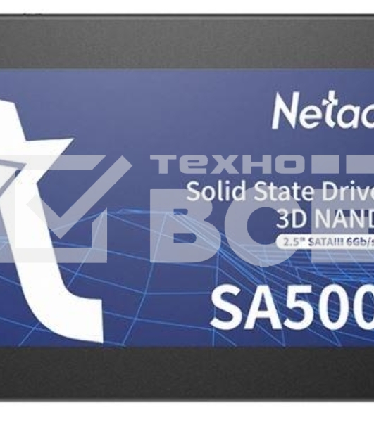 Накопитель SSD Netac SA500, 128Gb, SATA III, 2.5