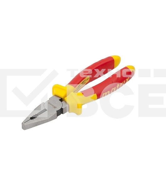 Плоскогубцы комбинированные, Insulated, 180мм, двухкомпонентные рукоятки PROFESSIONAL 16903 MATRIX