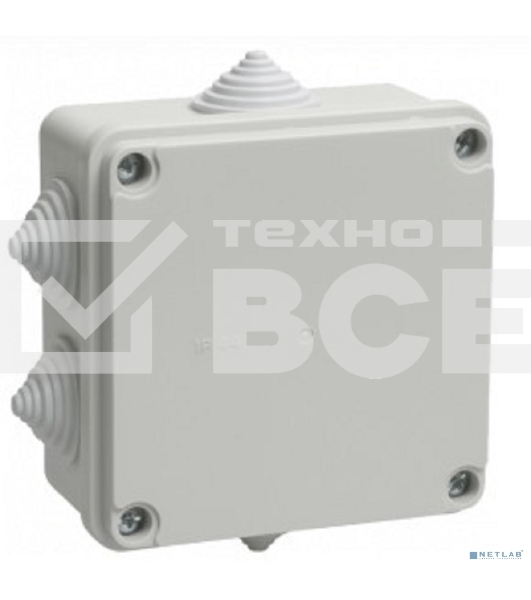 Коробка распаячная ОП 100х100х50 IP55 KM41234 ИЭК UKO11-100-100-050-K41-55