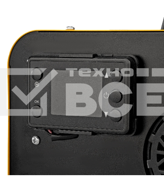 Дизельная тепловая портативная пушка Denzel Flame-5, 5кВт, 300м3/ч, непр.наг., циф. терм.