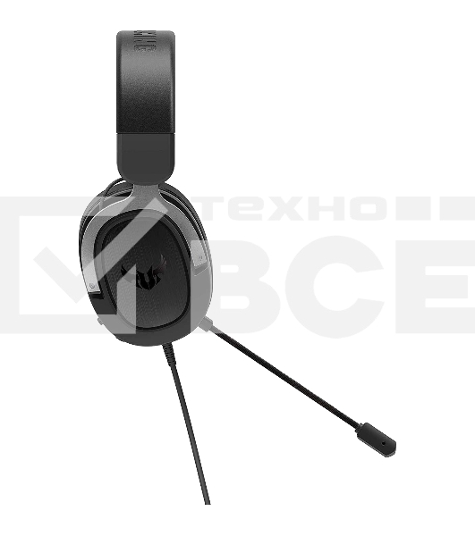 Игровые наушники ASUS TUF Gaming H1 WL чёрные (2.4 ГГц, 7.1 виртуально, 40мм, неодимовые магниты, 32 Ом, 20~20000 Гц, микрофон, USB-C, PC, Mac, PS4, Nintendo Switch, Xbox One, 90YH0391-B3UA00)
