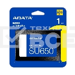 Накопитель SSD ADATA Ultimate SU650, 1Tb, SATA III, 2.5