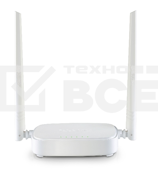 Сетевое оборудование TENDA N301 маршрутизатор 802.11n, до300Мбит/с, 2T2R, LAN: 3х10/100Мбит/с, WAN: 1х10/100Мбит/c, 2 внешние антенны 5дБи