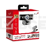 Камера Genius FaceCam 2000X2, microphone, USB 2.0, FULL HD, manual focus, CMOS, 2 MP, color: black, фото2