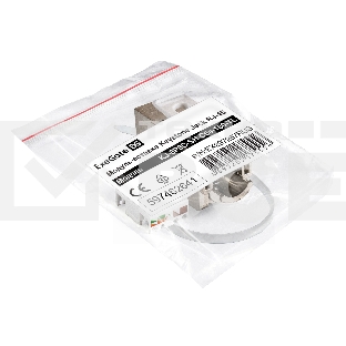 Модуль-вставка Keystone Jack RJ-45 ExeGate KJ-8P8C-SH-C6A-180-TL (Кат.6A, экранированная, 180 градусов, IDC Toolless (без инструмента))