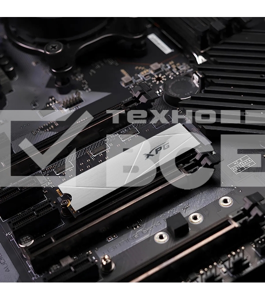 Накопитель SSD ADATA XPG GAMMIX S60, 1Tb, PCIe 4.0 x4, M.2 2280, NVMe, R/W 5000/3200, с радиатором