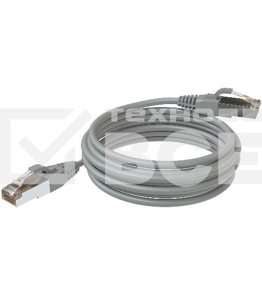 Патч-корд Sysmatrix PC 4545.5ES26.5LSZHGY F/UTP RJ-45 вил.-вилка RJ-45 кат.5E 5м серый LSZH