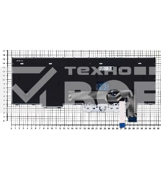 Клавиатура для ноутбука Lenovo Thinkpad P15 T15g черная с подсветкой