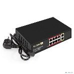 Коммутатор неуправляемый ExeGate EDES-1010D.8PoE-96W (10-портовый UTP 10/100 Base-Tx: 8 портов IEEE 802.3af (PoE), мощность PoE: 25W, суммарно 96W, 2 порта RJ45 uplink, настенный/настольный, металлический корпус), фото19