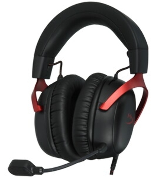 Гарнитура HyperX Cloud III чёрный-красный, проводная, 3.5 мм