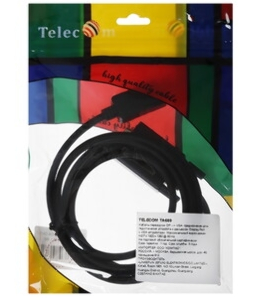 Кабель-переходник DP --> VGA_M/M 1,8м Telecom