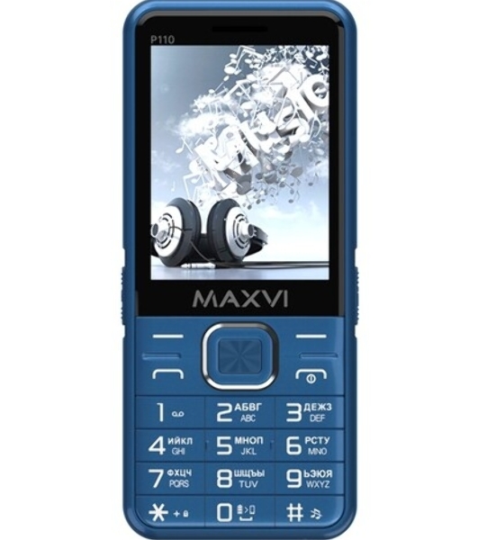 Мобильный телефон Maxvi Р110 синий