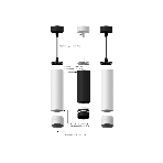Корпус светильника C6302 SBK черный песок D60*H60mm MR16 GU5.3, фото6