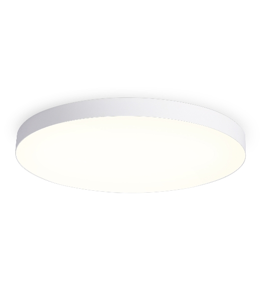 Потолочный светодиодный светильник Ambrella light FV5539 WH белый LED 130W 3000K D800*58 (Без ПДУ)