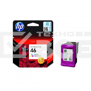 Картридж струйный HP 46 CZ638AE многоцветный для HP DJ Adv 2020hc/2520hc