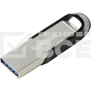 Флеш диск Sandisk 32Gb Cruzer Ultra Flair SDCZ73-032G-G46 USB3.0 серебристый/черный