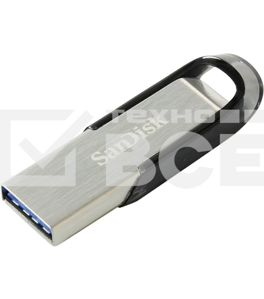 Флеш диск Sandisk 32Gb Cruzer Ultra Flair SDCZ73-032G-G46 USB3.0 серебристый/черный
