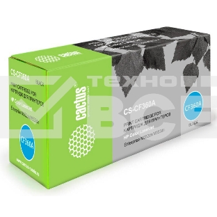 Картридж лазерный Cactus CS-CF360A черный (6000 стр.) для HP CLJ M552dn/M553dn/M553N/M553x