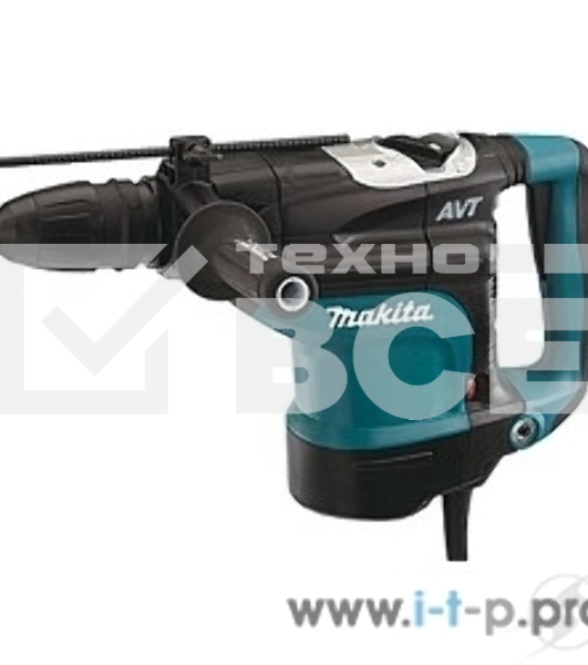 Перфоратор Makita HR4511C SDS-max HR4511C 1300Вт,2реж,2.7-13Дж,1250-2750у\м,7.8кг,чем,ABT,антивиб рукоятка