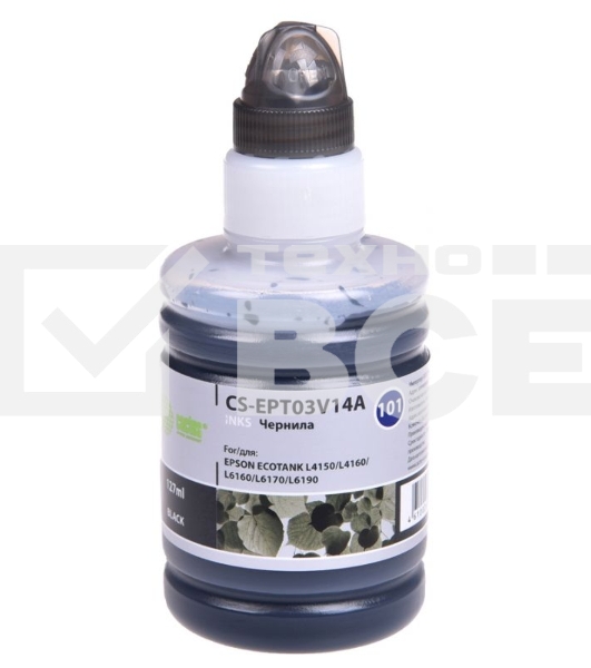 Чернила Cactus CS-EPT03V14A 101BK, черный пигментный, 127 мл для Epson L4150/L4160/L6160/L6170
