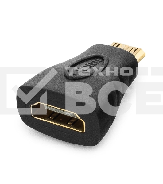Переходник Gembird Переходник HDMI-miniHDMI 19F/19M, золотые разъемы, пакет A-HDMI-FC