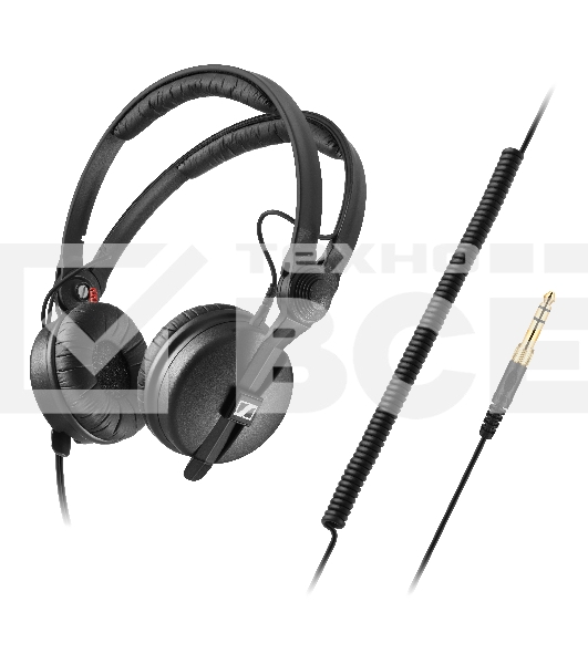 Наушники Sennheiser 506908/ накладные закрытые 16-22000Гц 1,5м отсоединяемый кабель+3м витой, 3.5мм/6.3мм 120дБ 70Ом