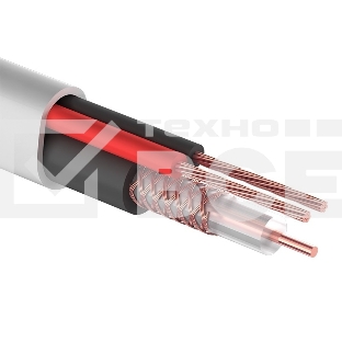 Кабель КВК-В-2+2x0,50 мм² (Cu/Cu) белый (бухта 200 м) PROconnect