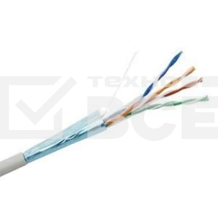Кабель витая пара F/UTP кат.5e 4х2х24AWG solid CCA PVC сер. 305м (м) PROCONNECT 01-0142-3