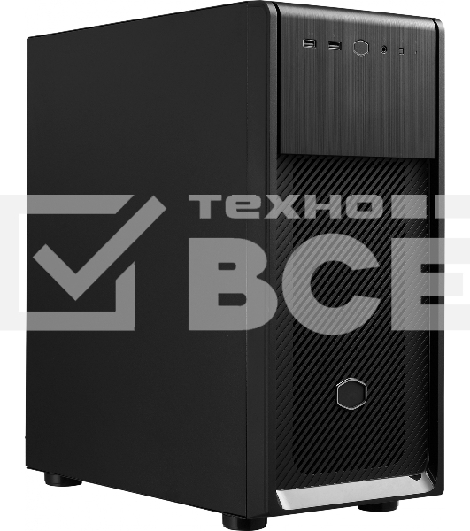 Компьютерный корпус без блока питания Cooler Master Elite 500, 2xUSB3.2, 1x120Fan, w/o PSU, Black, w/o ODD, Window TG left panel, ATX