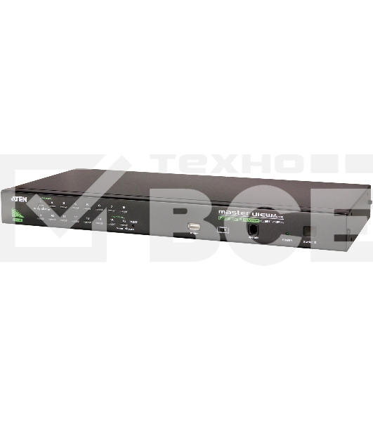 Переключатель KVM ATEN CS1716A-AT-G 16-port, USB, rackmountable, в компл. кабели 2*1.8м