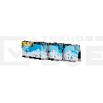 Набор струйных картриджей Sakura CZ134A (№711 Cyan 3-pack) для HP, голубой, 26 мл., фото3
