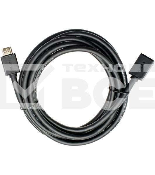 Кабель удлинительный HDMI-19M---HDMI-19F ver 2.0, 3m, TELECOM TCG235MF-3M