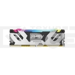 Оперативная память Kingston Fury Renegade, DDR5, 16GB (1x16GB), 6400MHz, CL32, с радиатором, RGB, серебристый/черный, фото 1