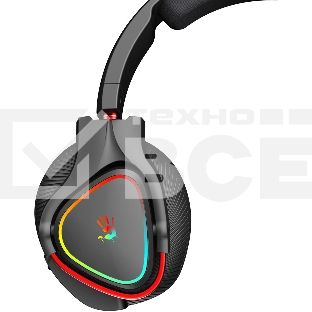 Наушники с микрофоном A4Tech Bloody MR720 черный мониторные BT/Radio оголовье (MR720 BLACK)