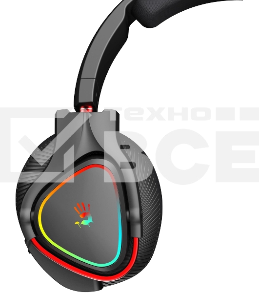 Наушники с микрофоном A4Tech Bloody MR720 черный мониторные BT/Radio оголовье (MR720 BLACK)