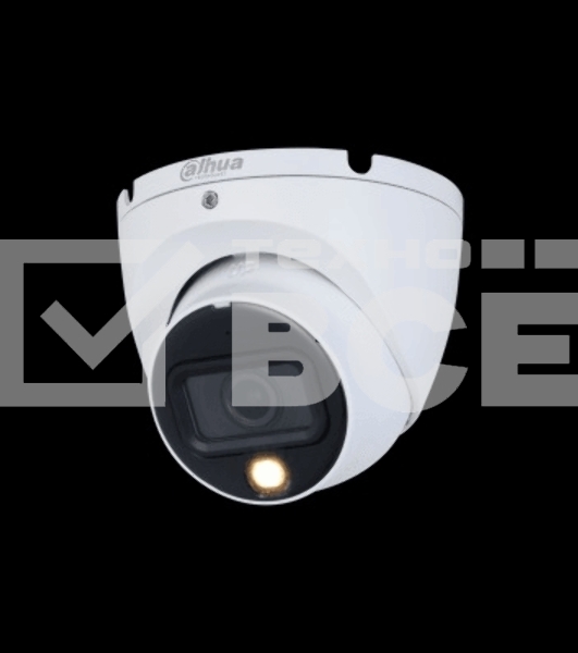 Камера видеонаблюдения аналоговая Dahua DH-HAC-HDW1200TLMP-IL-A-0280B-S6 2.8-2.8мм HD-CVI HD-TVI цв. корп.:белый (DH-HAC-HDW1200TLMP-IL-A-0280B)