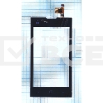 Сенсорное стекло (тачскрин) для ZTE V815W, черное, фото2