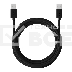 Кабель 0.15m USB 2.0, AM/AM, черный, 28/28 AWG, экран, армированный, морозостойкий, фото6