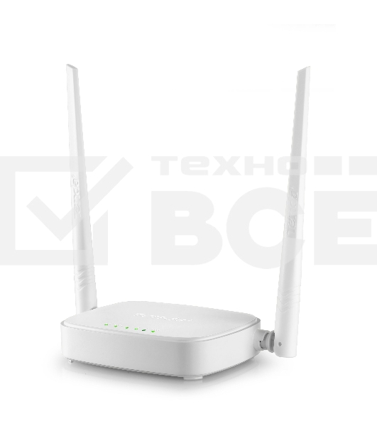 Сетевое оборудование TENDA N301 маршрутизатор 802.11n, до300Мбит/с, 2T2R, LAN: 3х10/100Мбит/с, WAN: 1х10/100Мбит/c, 2 внешние антенны 5дБи