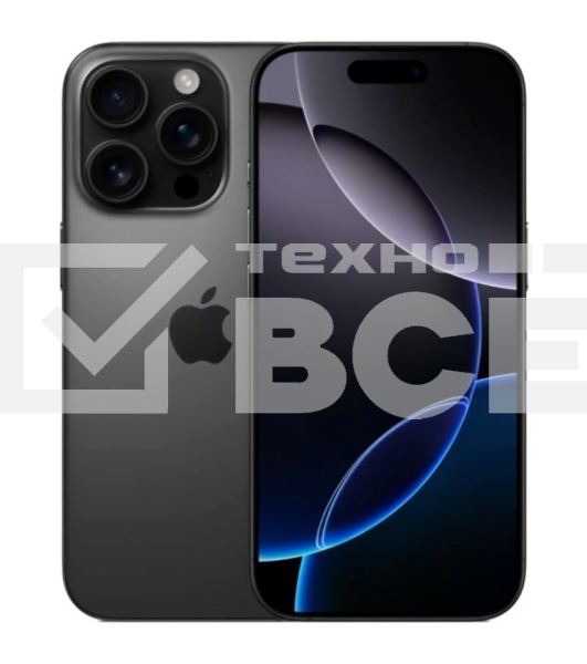 Смартфон Apple iPhone 16 Pro Max, 8/512Gb, черный