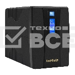 Источник бесперебойного питания ExeGate EX292775RUS Power Smart ULB-800.LCD.AVR.4C13 <800VA/480W, LCD, AVR, 4*C13, металлический корпус, Black>, фото2