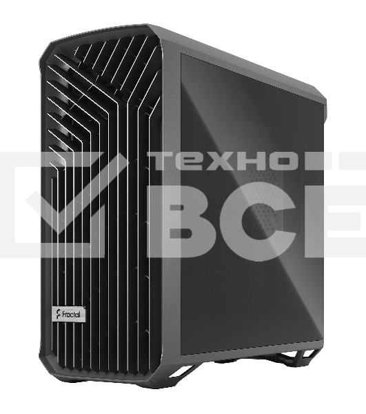 Компьютерный корпус Fractal Design Torrent Gray TG Light Tint / E-ATX, TG, 2x3.5, 4x2.5, 7xPCI, 1xUSB-C, 2xUSB3.0 / 2x180mm, 3x140mm fans inc. / FD-C-TOR1A-02