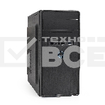 Компьютерный корпус Minitower ExeGate BA-309U2-UNS500 (mATX, БП UNS500 с вент. 12см, 1хUSB+2хUSB 3.0, HD аудио, черный), фото3